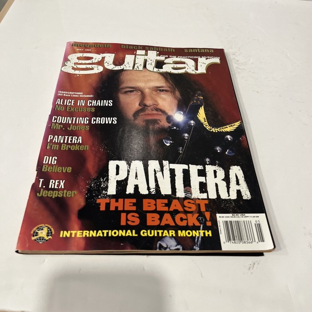 Guitar for the Practicing Musician magazine May 1994 Dimebag Pantera W/ Poster!